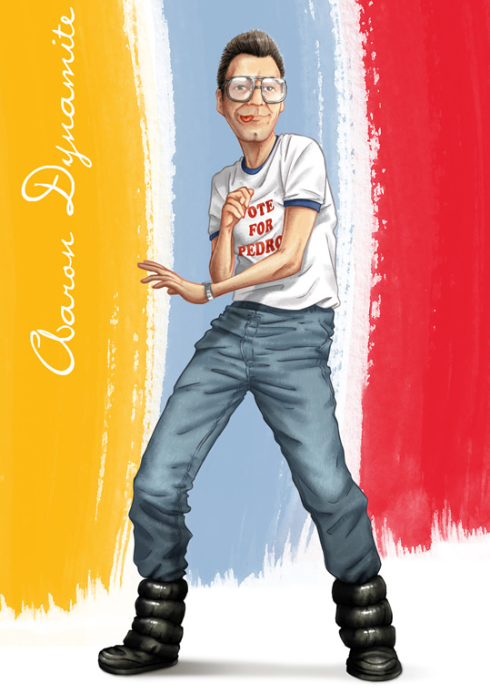 aaron garcia napoleon dynamite caricatura desarrollador php nitsnets