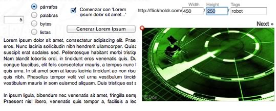 lorem ipsum placeholder maqueta web