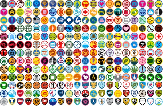 Gamificación: badges de FourSquare