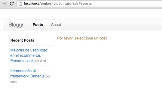 Vista posts placeholder por defecto